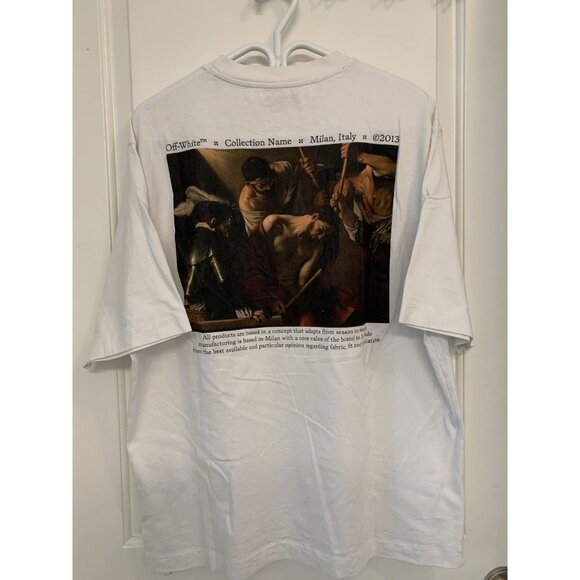 Off-White Caravaggio Crowning Skate T Shirt 2013 Men’s Large Virgil Abloh - Picture 2 of 16